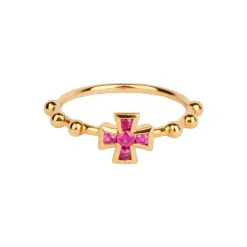 Baroque Cross Ring