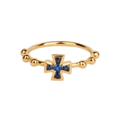 Baroque Cross Ring