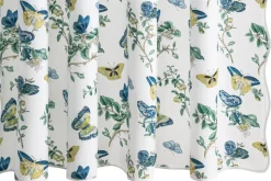Baudin Butterfly Shower Curtain in Prussian Blue