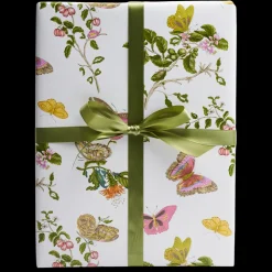 Baudin Butterfly Wrapping Paper In Blush