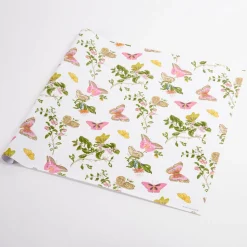 Baudin Butterfly Wrapping Paper In Blush