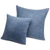 Bayside Herringbone Euro Pillow Covers