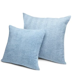 Bayside Herringbone Throw Pillow Covers