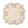 Beachcomber Placemat in Natural, Ivory & Gold, Set of 2