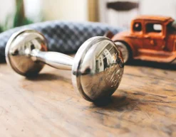 Beaded Dumbbell Rattle