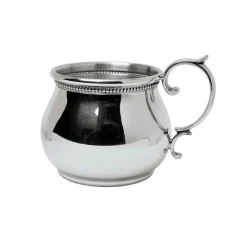 Beaded Scroll Handle Bulged Baby Cup
