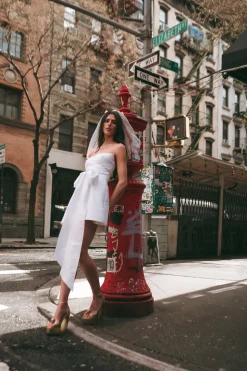 Beckford Dress in White