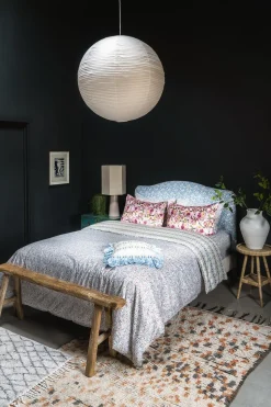 Bedding Made With Liberty Fabric in Donna Leigh Duck Egg