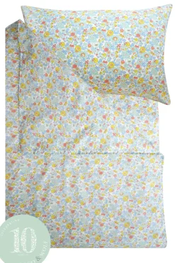 Bedding Made With Liberty Fabric in Betsy Sage