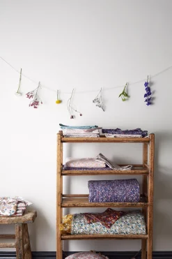 Bedding Made With Liberty Fabric in Donna Leigh Purple & Capel Pink