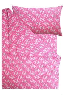 Bedding Made With Liberty Fabric in Capel Fuchsia