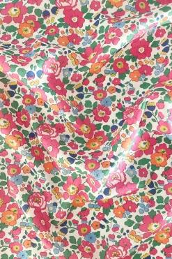 Bedding Made With Liberty Fabric in Betsy Deep Pink