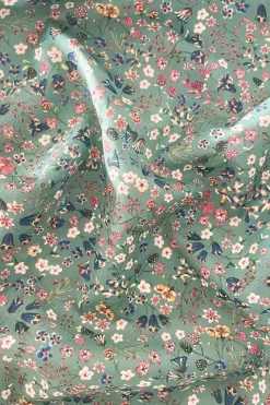 Bedding Made With Liberty Fabric in Donna Leigh Green