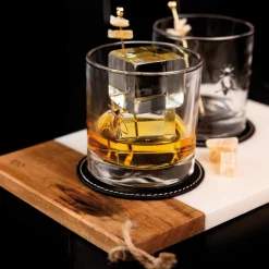 Bee Whiskey Glasses, Set of 4
