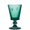 Bee Wine Glass in Emerald, Set of 6