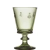 Bee Wine Glass in Olive, Set of 6
