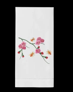 Bees & Flowers Hand Towel