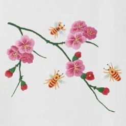 Bees & Flowers Hand Towel