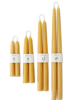Beeswax Tapers, Set of 2