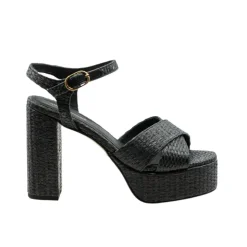 Bella Black Raffia