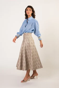 Bella Maxi Skirt in Paisley