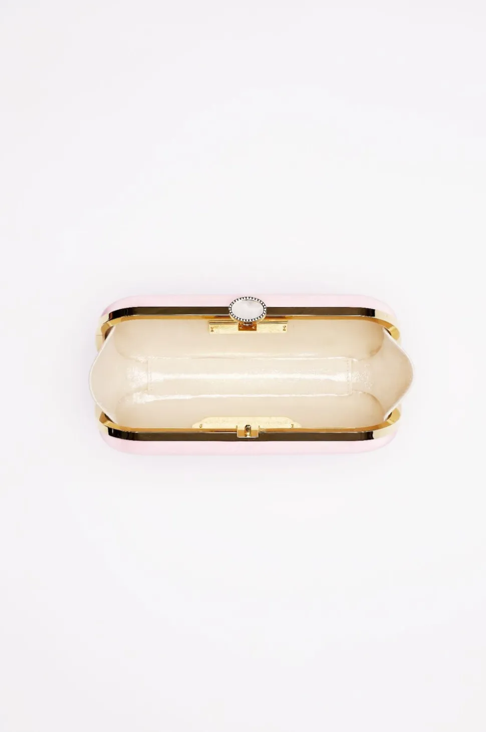 Bella Petite Clutch in Pink Floral Embroidery