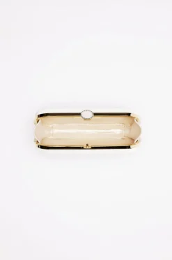 Bella Petite Clutch in Sage Green Satin