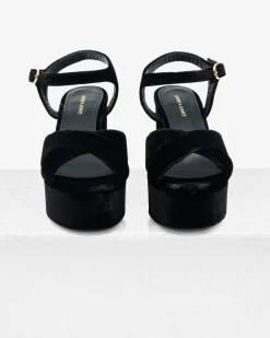 Bella Sandal in Velvet