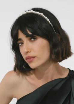 Belladonna Headband in Pearl