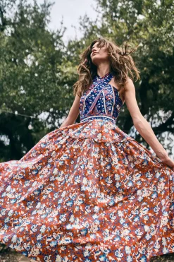 Bellamy Dress in Tapestry Floral