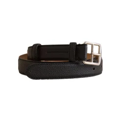 Belt 35 in Tumbled Grain Black