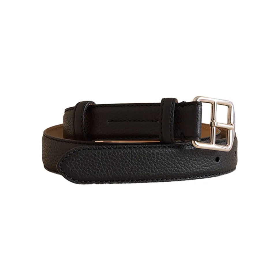 Belt 35 in Tumbled Grain Black