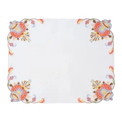 Benaki Hand-Painted Linen Placemat