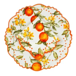 Berenice Orange Blossom Placemat and Napkin Set