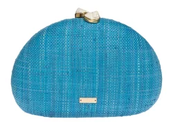 Berna Clutch in Turquoise Multi