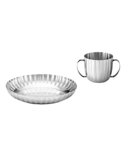 Bernadotte Child Set, Deep Plate And Cup, Set of 2