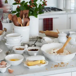 Berry & Thread Nesting Prep Bowl in Whitewash, Set of 4