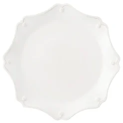 Berry & Thread Scalloped Charger/Platter in Whitewash