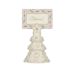 Berry & Thread Tree Place Card Holder, Set of 4 in Whitewash