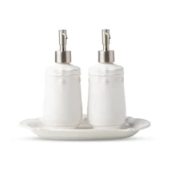Berry & Thread Whitewash Kitchen Essentials, Set of 3