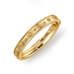 Berry Classic Hinged Bangle in Gold