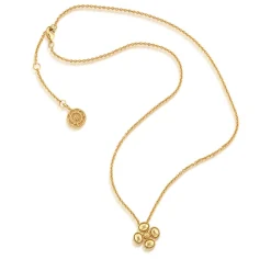 Berry Clover Station Necklace