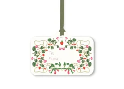 Berry Pom Pom Gift Tags