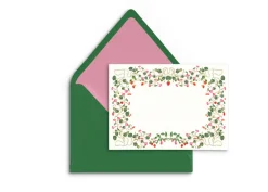 Berry Pom Pom Stationery