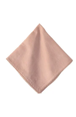 Berry Trim Blush Napkin