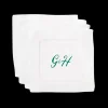 Bespoke Crest Cocktail Napkins, Set of 25