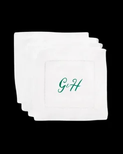 Bespoke Crest Cocktail Napkins, Set of 25