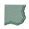 Bettina Napkin in Dark Green Gingham, Set of 4