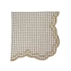 Bettina Napkin in Wheat Gingham, Set of 4