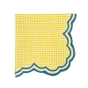 Bettina Napkin in Yellow Gingham, Set of 4